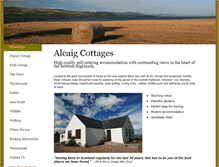 Tablet Screenshot of alcaigcottages.co.uk